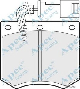 Фото Комлект гальмівних колодок, дисковий механізм APEC braking PAD556