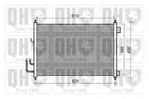 Фото Конденсатор, кондиціонер QUINTON HAZELL QCN580