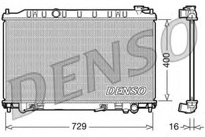 Фото Радіатор, охолодження двигуна Denso/Ketner DRM46033