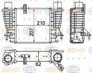 Фото Інтеркулер Behr Hella Service 8ML 376 756621