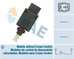 Фото Вимикач ліхтаря сигналу гальмування FAE 24851