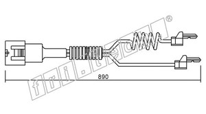 Фото Сигнализатор, износ тормозных колодок fri.tech. SU.103