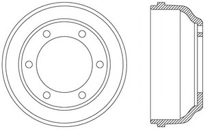 Фото Гальмівний барабан OPEN PARTS BAD9022.10