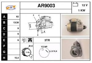 Фото Стартер SNRA AR9003