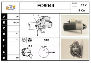 Фото Стартер SNRA FO9044