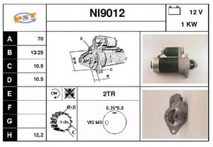 Фото Стартер SNRA NI9012