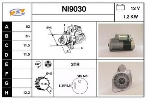 Фото Стартер SNRA NI9030