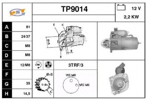 Фото Стартер SNRA TP9014