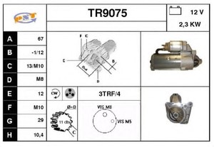 Фото Стартер SNRA TR9075