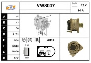 Фото Генератор SNRA VW8047