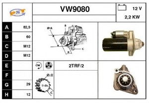 Фото Стартер SNRA VW9080