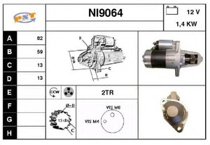 Фото Стартер SNRA NI9064