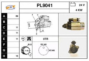 Фото Стартер SNRA PL9041