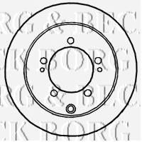 Фото Гальмівний диск BORG & BECK BBD4644