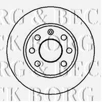 Фото Гальмівний диск BORG & BECK BBD4858