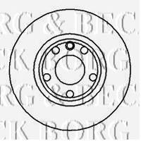 Фото Автозапчасть BORG & BECK BBD4963