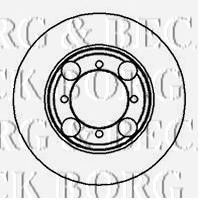 Фото Автозапчасть BORG & BECK BBD4989