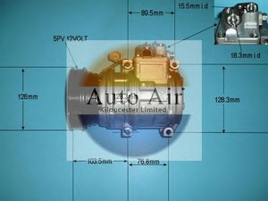 Фото Компресор, кондиціонер AUTO AIR GLOUCESTER 14-0260