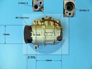 Фото Компресор, кондиціонер AUTO AIR GLOUCESTER 14-0306P