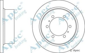 Фото Гальмівний диск APEC braking DSK2015