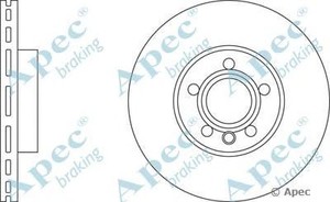 Фото Гальмівний диск APEC braking DSK2088