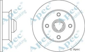 Фото Гальмівний диск APEC braking DSK213