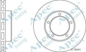 Фото Гальмівний диск APEC braking DSK2149