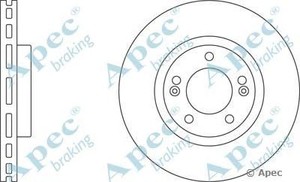 Фото Гальмівний диск APEC braking DSK2190