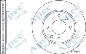 Фото Гальмівний диск APEC braking DSK2379