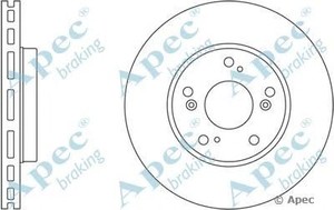 Фото Гальмівний диск APEC braking DSK2394