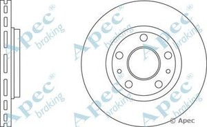 Фото Гальмівний диск APEC braking DSK 2676