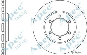 Фото Гальмівний диск APEC braking DSK 2691