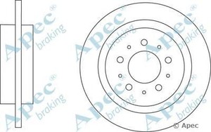 Фото Гальмівний диск APEC braking DSK 2758