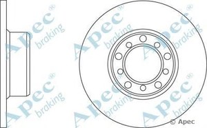 Фото Гальмівний диск APEC braking DSK554