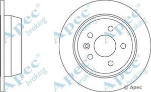 Фото Гальмівний диск APEC braking DSK721