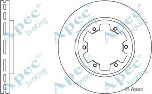 Фото Гальмівний диск APEC braking DSK772