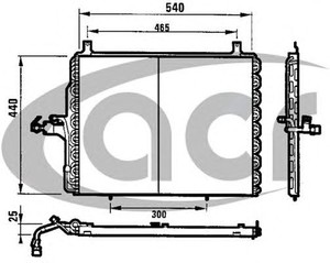 Фото Конденсатор, кондиціонер ACR 300042