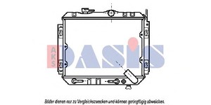 Фото Радіатор, охолодження двигуна AKS DASIS 141020N