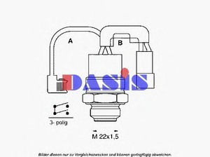 Фото Термовыключатель, вентилятор радиатора AKS DASIS 752017N