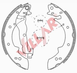 Фото Комплект гальмівних колодок VILLAR 629.0524