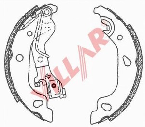 Фото Комплект гальмівних колодок VILLAR 629.0708