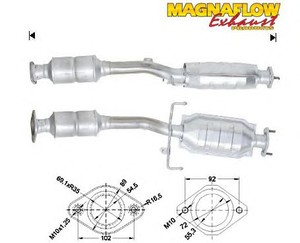 Фото Каталізатор MAGNAFLOW 74803