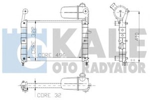 Фото Датчик ABS, передній KALE OTO RADYATOR 101500