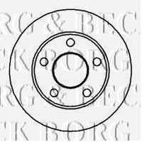 Фото Гальмівний диск BORG & BECK BBD4949