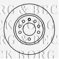 Фото Гальмівний диск BORG & BECK BBD4074