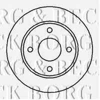 Фото Гальмівний диск BORG & BECK BBD4077