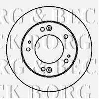 Фото Автозапчасть BORG & BECK BBD4222
