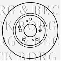 Фото Гальмівний диск BORG & BECK BBD4660