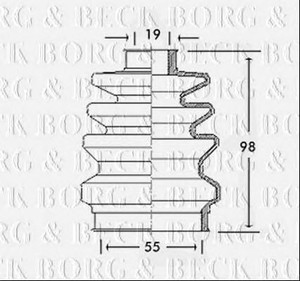 Фото Автозапчасть BORG & BECK BCB2418