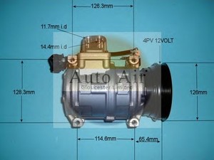 Фото Компресор, кондиціонер AUTO AIR GLOUCESTER 14-5663